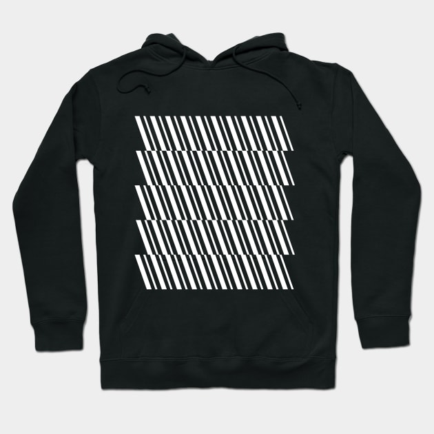 geometric curvy lines Hoodie by lkn